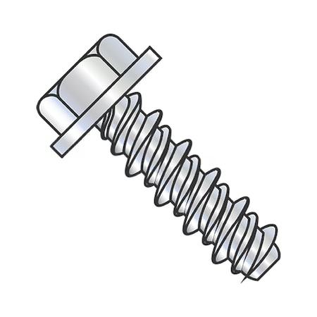 Usa Industrials Self-Drilling Screw, 5/16"-14 x 1 in, Zinc Plated Steel Flange Hex Head External Hex Drive BULK-SCRW-13189
